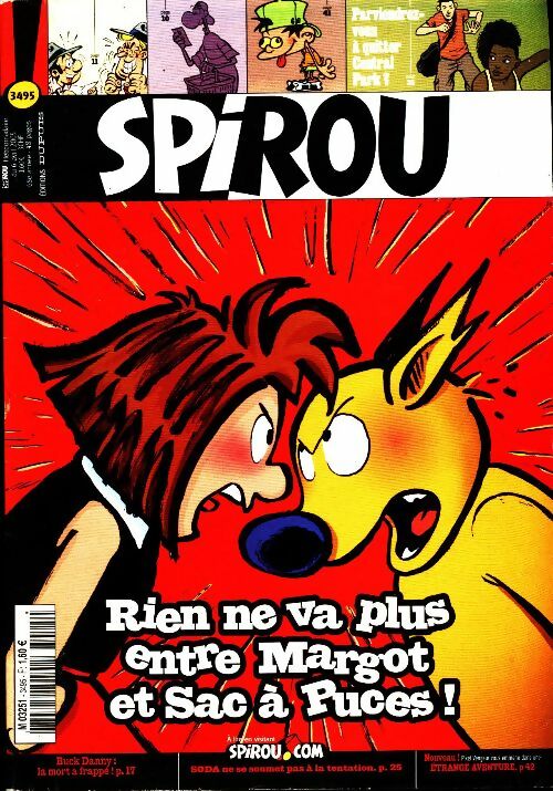 Spirou n°3495 : Rien ne va plus entre Margot et Sac à Puces ! - Collectif - Livre