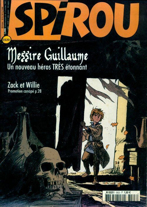 Spirou n°3523 : Messire Guillaume un nouveau héros très étonnant - Collectif - Livre