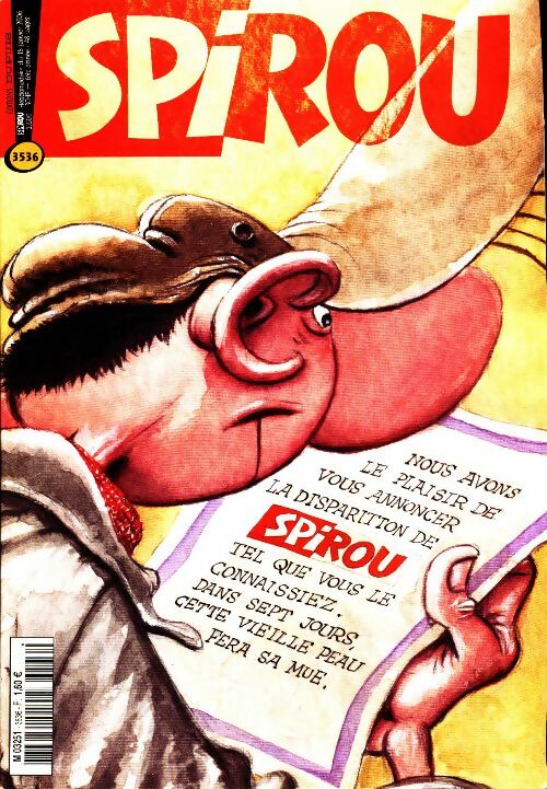 Spirou n°3536 : Disparition - Collectif - Livre