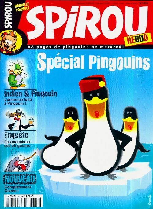 Spirou n°3550 : Spécial pingouins - Collectif - Livre