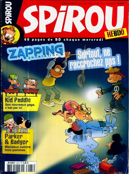 Spirou n°3575 : Zapping génération - Collectif - Livre