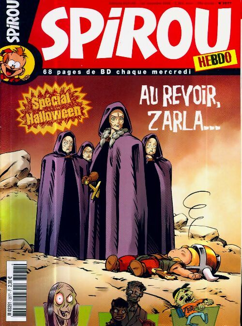 Spirou n°3577 : Au revoir Zarla... - Collectif - Livre