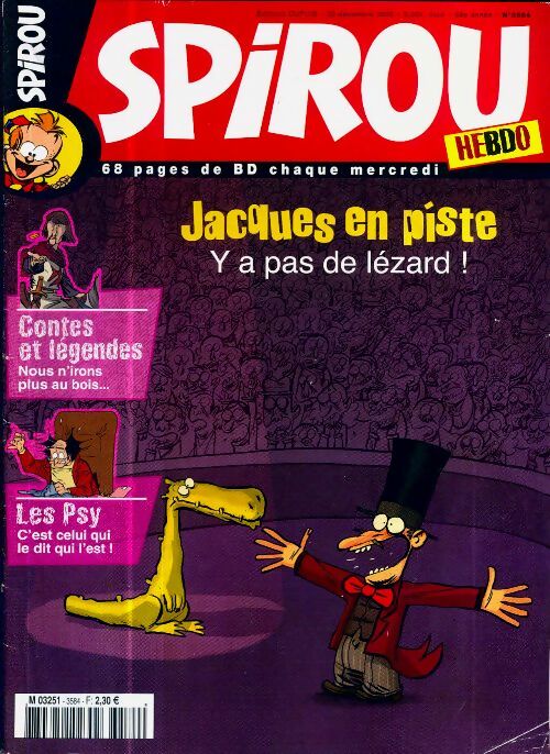 Spirou n°3584 : Jacques en piste - Collectif - Livre