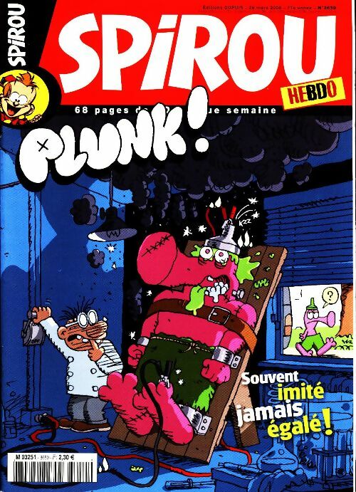 Spirou n°3650 : Plunk ! - Collectif - Livre
