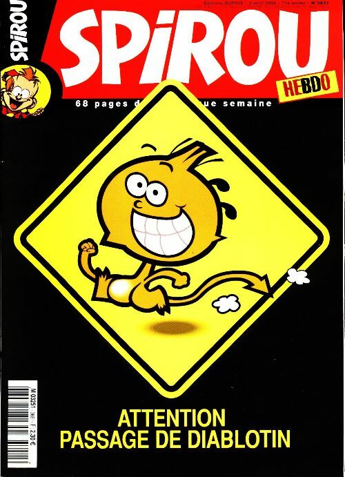 Spirou n°3651 : Attention, passage de diablotin - Collectif - Livre