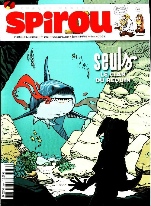 Spirou n°3654 : Seuls. Le clan du requin - Collectif - Livre