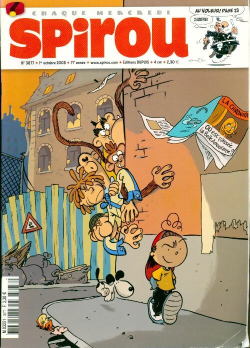 Spirou n°3677 : Où est passée la belle amoureuse ? - Collectif - Livre