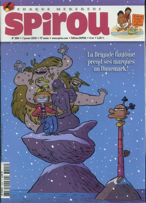 Spirou n°3691 : La brigade fantôme prend ses marques au Danemark - Collectif - Livre