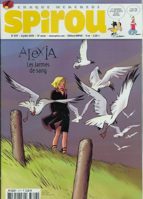 Spirou n°3717 : Alexia, les larmes de sang - Collectif - Livre