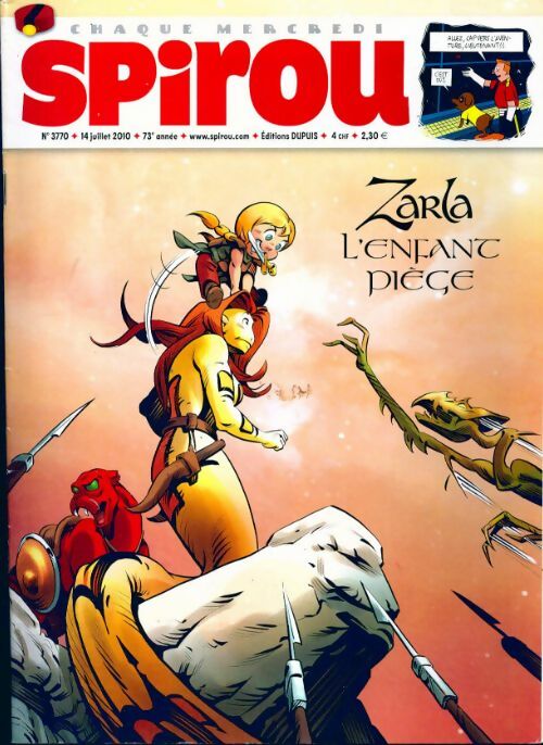 Spirou n°3770 : Zarla l'enfant piège - Collectif - Livre