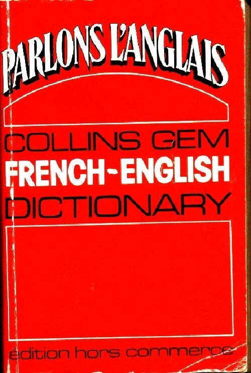 French-English - Inconnu - Livre