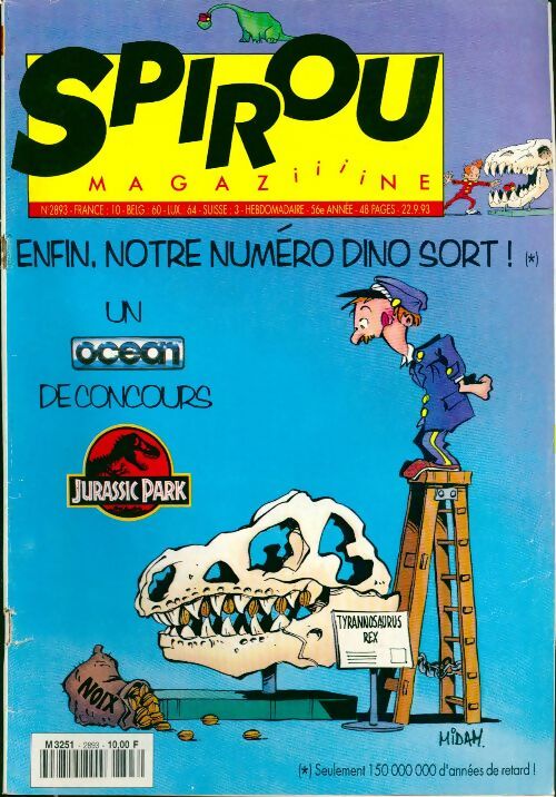 Spirou n°2893 : Enfin, notre numéro Dino sort ! - Collectif - Livre