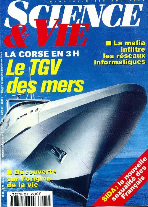 Science & vie n°923 : Le TGV des mers - Collectif - Livre