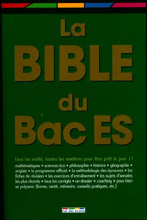 La bible du Bac ES - Collectif - Livre