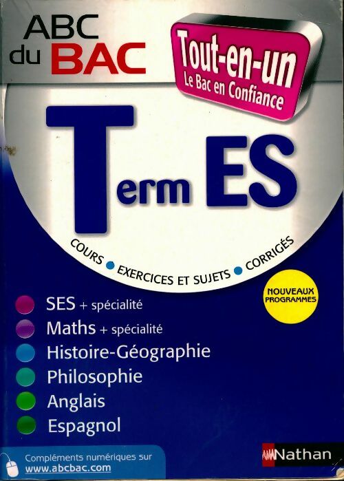 Tout-en-un Term ES - Collectif - Livre