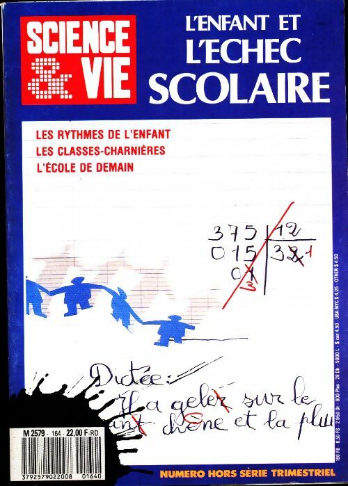 Science & vie Hors-série n°164 : L'enfant et l'échec scolaire - Collectif - Livre