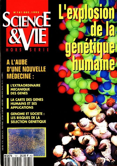 Science & vie Hors-série n°181 : L'explosion de la génétique humaine - Collectif - Livre