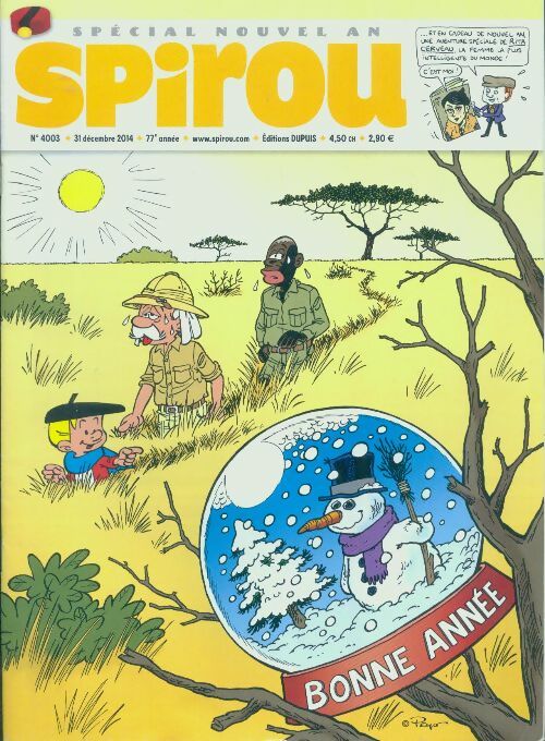 Spirou n°4003 : Bonne année - Collectif - Livre