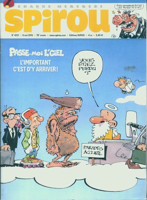 Spirou n°4021 : Passe-moi l'ciel - Collectif - Livre