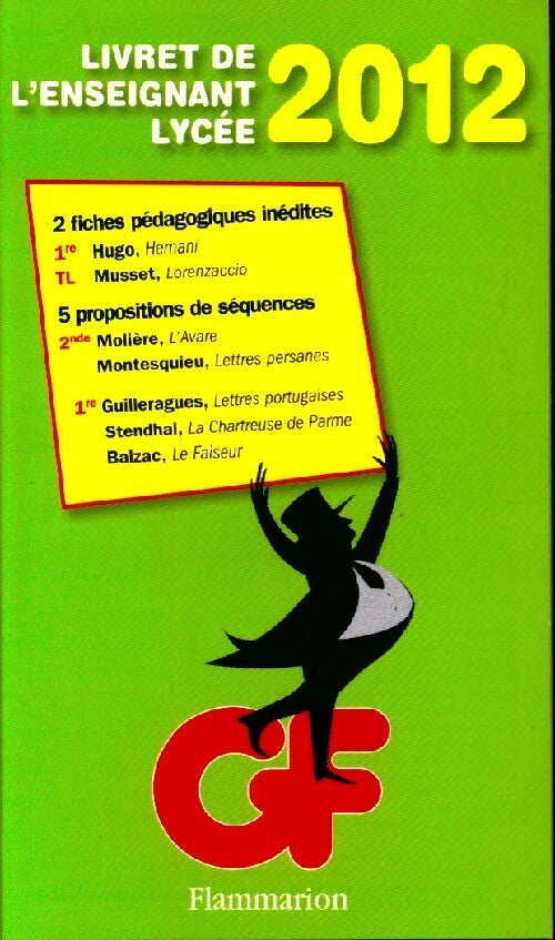 Livret de l'enseignant lycée 2012 - Inconnu - Livre