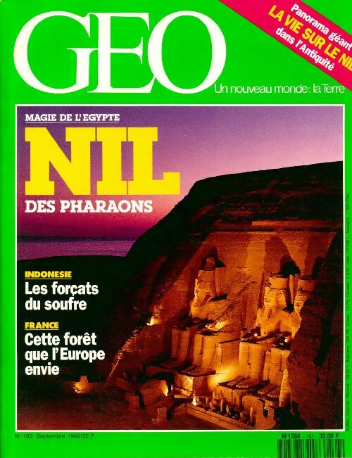Géo n°163 : Nil des pharaons - Collectif - Livre