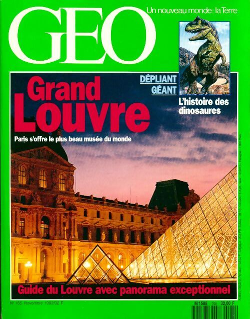 Géo n°165 : Grand Louvre - Collectif - Livre