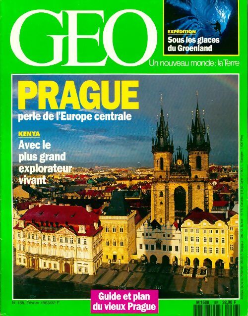 Géo n°168 : Prague, perle de l'Europe centrale - Collectif - Livre