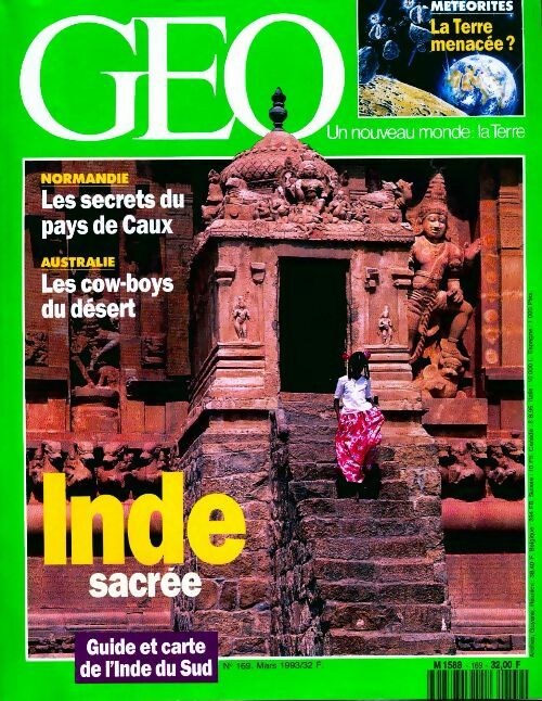 Géo n°169 : Inde sacrée - Collectif - Livre