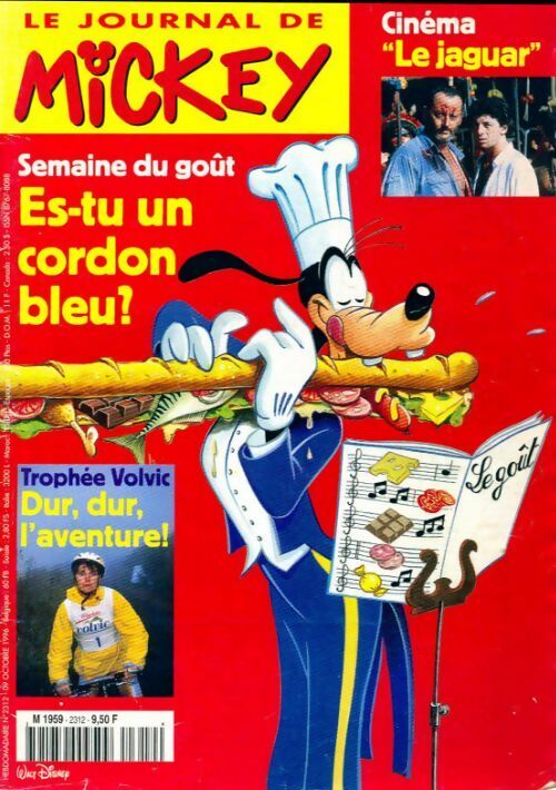 Le journal de Mickey n°2312 : Es-tu un cordon bleu ? - Disney - Livre