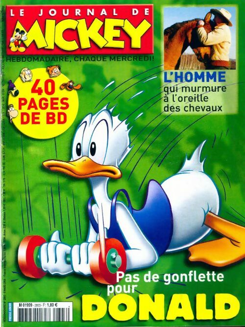 Le journal de Mickey n°2803 : Pas de gonflette pour Donald - Disney - Livre