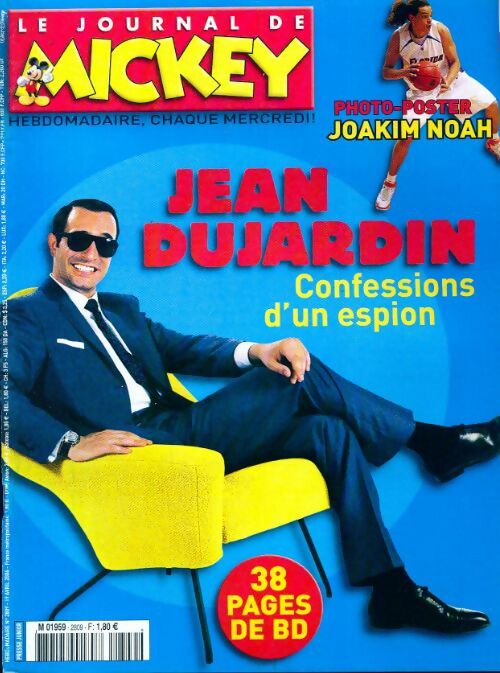 Le journal de Mickey n°2809 : Jean Dujardin - Disney - Livre