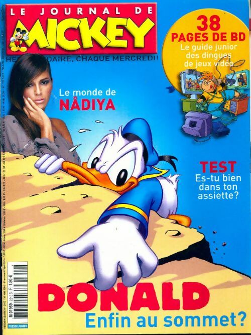 Le journal de Mickey n°2815 : Donald enfin au sommet ? - Disney - Livre