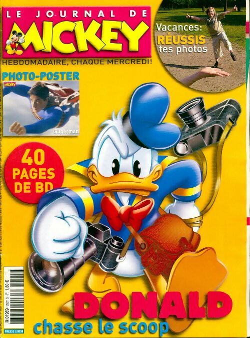 Le journal de Mickey n°2821 : Donald chasse le scoop - Disney - Livre