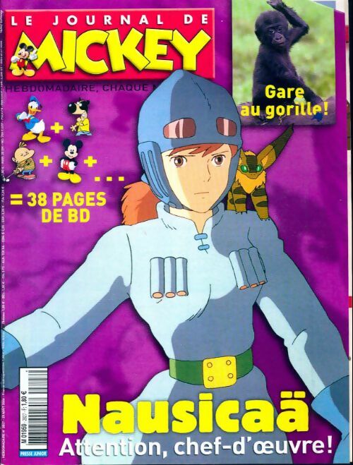 Le journal de Mickey n°2827 : Nausicaä - Disney - Livre