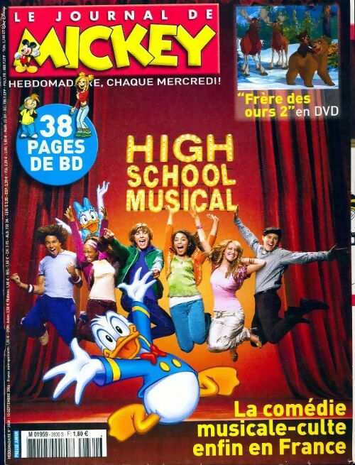 Le journal de Mickey n°2830 :  High scholl musical - Disney - Livre