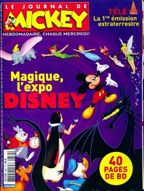 Le journal de Mickey n°2832 : Magique, l'expo Disney - Disney - Livre