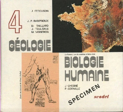 Géologie-Biologie humaine 4e - J. Chesné - Livre
