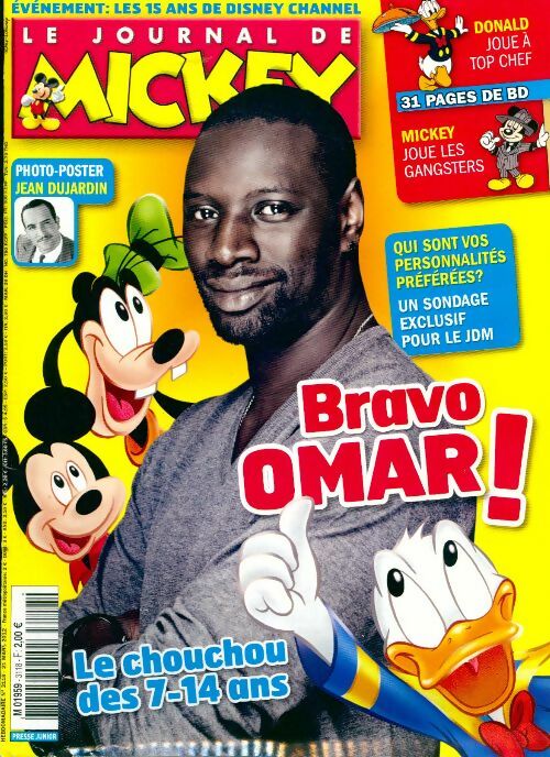 Le journal de Mickey n°3118 : Bravo Omar ! - Disney - Livre