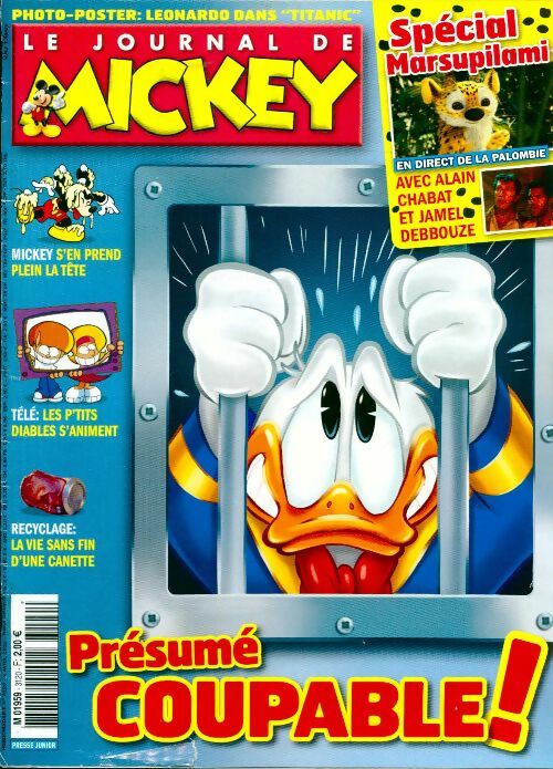 Le journal de Mickey n°3120 : Paésumé coupable ! - Disney - Livre