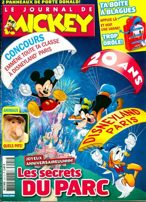 Le journal de Mickey n°3121 : Les secrets du parc - Disney - Livre
