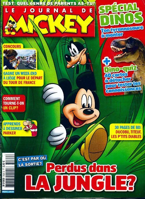 Le journal de Mickey n°3126 : Perdus dans la jungle ? - Disney - Livre