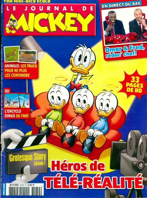 Le journal de Mickey n°3130 : Héros de télé-réalité - Disney - Livre