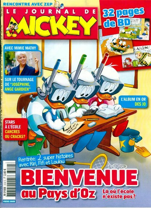 Le journal de Mickey n°3142 : Bienvenue au pays d'Oz - Disney - Livre