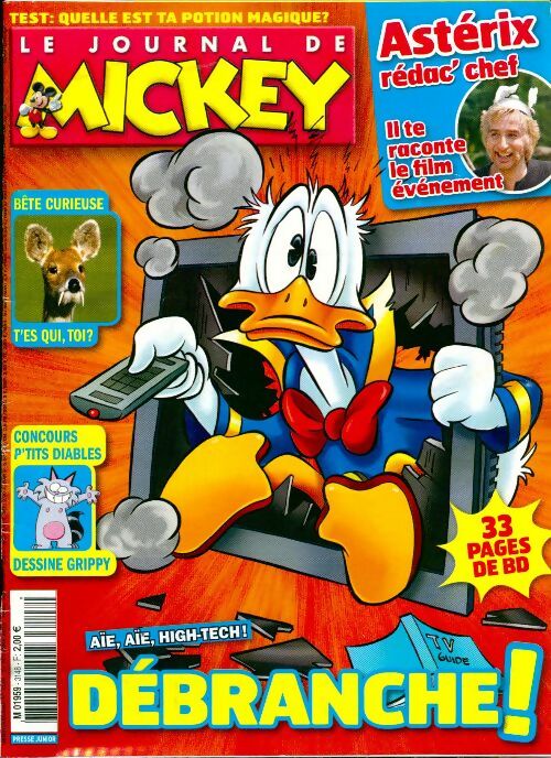 Le journal de Mickey n°3148 : Débranche ! - Disney - Livre