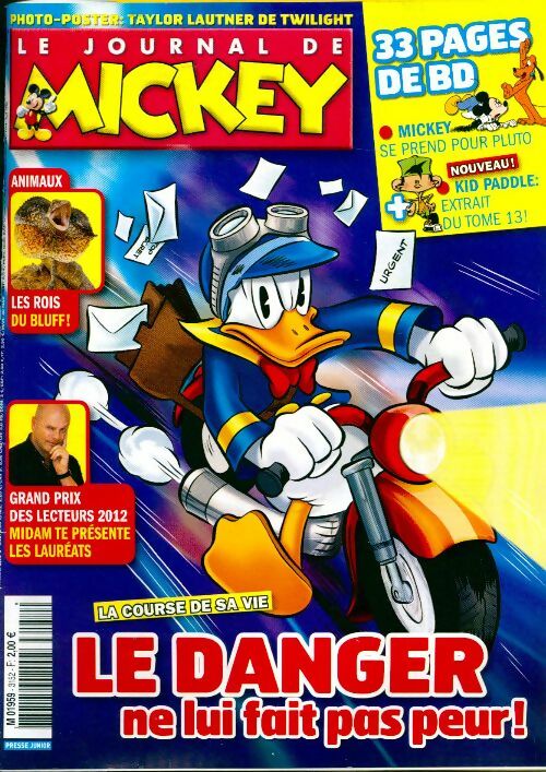 Le journal de Mickey n°3152 : Le danger ne lui fait pas peur ! - Disney - Livre