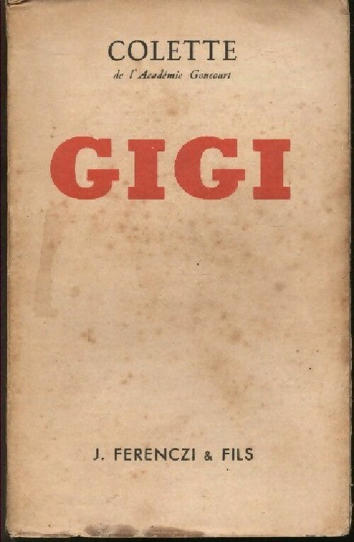 Gigi - Colette - Livre