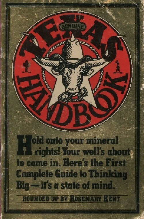 Genuine Texas handbook - Rosemary Kent - Livre