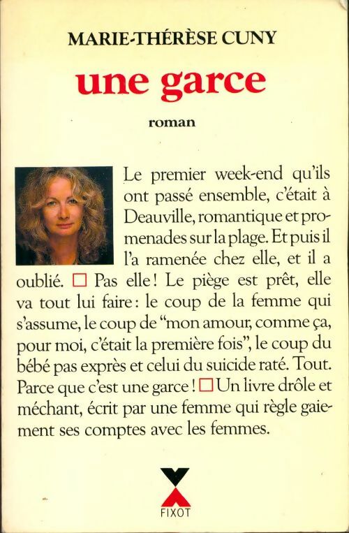 Une garce - Marie-Thérèse Cuny - Livre