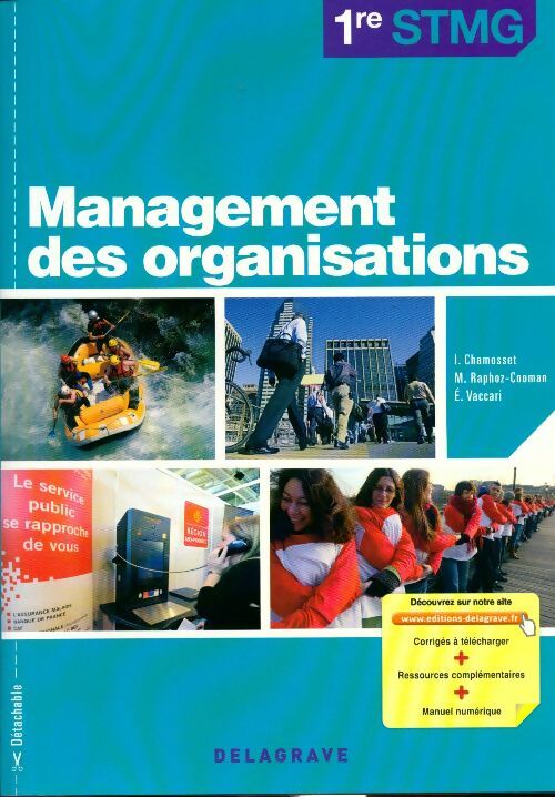 Management des organisations Terminales STMG - Isabelle Chamosset - Livre