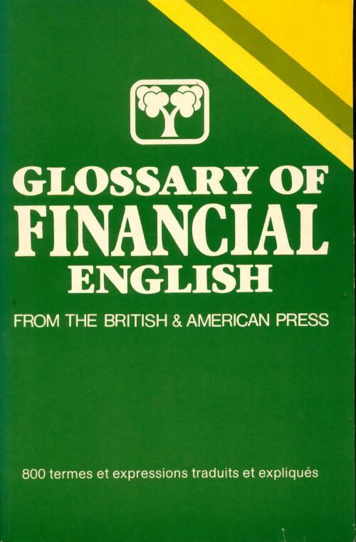 Glossary of financial English - Judith Hamilton-Marie - Livre
